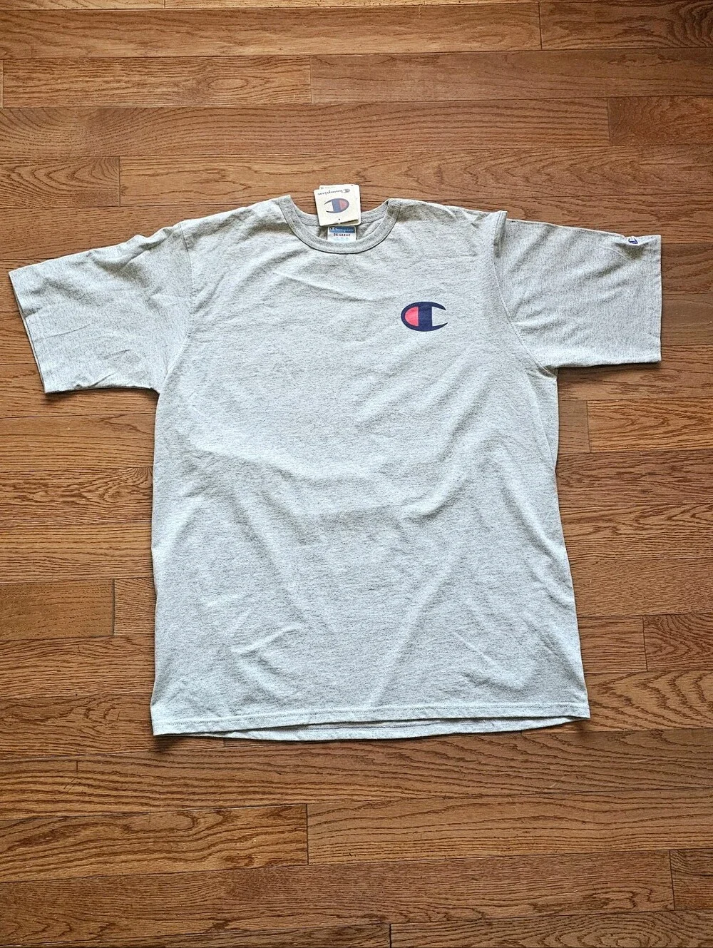 Champion Men's 'Big C' Logo Short Sleeve 'Heritage' Relaxed Fit Heavyweight Tee - Picture 2 of 10